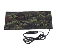 Blaihild Almohadilla Térmica Eléctrica de Fibra de Carbono, 3 Ajustes de Temperatura Ajustables, Alimentada por USB de 5V con Calefacción por Infrarrojos Lejanos para el Calor Corporal (10x20CM)