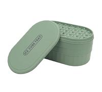 Blaihild Bandeja de Cubitos de Hielo de 72 Rejillas con Tapa Contenedor de Molde de Hielo Apilable de Silicona Plástica para Congelador, Función de Giro de Liberación Rápida para Cóctel, Refresco,