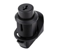 Blaihild Boat Storage Latch Push Button Lock Nylon Flush | Cierre de guantera marina con llave y perno con resorte, a prueba de corrosión para aire salado, cierre de golpe, mantiene