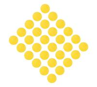 Blaihild Bolas de Espuma Coloridas, Bolas Suaves de EVA para Práctica de Columpio en Interiores, 30 Ligeras de 0,8 Pulgadas para Niños y Adultos (Yellow)