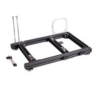 Blaihild Caja de Computadora de Marco Abierto para Bricolaje, Chasis de Aleación de Aluminio para ITX con Soporte de Fuente de Alimentación ATX, Marco de Bloques de Construcción