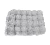 Blaihild Cama de Felpa Cálida para Gatos, Espuma Ortopédica de Felpa de Burbujas para Alivio de Las Articulaciones, Lavable a Máquina, Alfombrilla para Cama para Perros Pequeños para Cajas