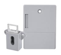 Blaihild Cerradura de Gabinete, 2 Modos de Desbloqueo con Tarjeta y Tarjeta de Administración, Diseño sin Orificios para una Fácil Instalación, Rebote Automático y a Prueba de (GRAY)