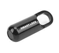 Blaihild Cerradura de Huellas Dactilares, 10 Juegos de Candado Inteligente Recargable por USB con Capacidad de Huellas Dactilares con Seguridad Biométrica sin Llave, Indicador LED, para (Black)