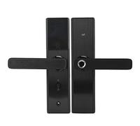 Blaihild Cerradura Inteligente con Huella Dactilar Aleación de Zinc Negra con Contraseña Virtual y Doble Bloqueo, 99 Huellas Dactilares Tasa Falsa del 0,00004%, Bloqueo Automático para Protección
