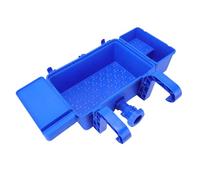 Blaihild Cesta de Almacenamiento para Piscina Organizador Flotante Junto a la Piscina Material PP Diseño Desmontable Gran Capacidad para 6 Elementos Esenciales Resistente a la Intemperie para Piscinas