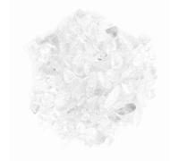 Blaihild Chips de Piedra Caída, Cristal Natural, Cuarzo, sin Perforar, Irregular, Pulido para Pecera, Maceta, Decoración de Altar, Prácticas Espirituales (WHITE)