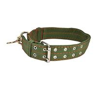 Blaihild Collar de Cabra de 2 Uds, Lona Ajustable con Campanas de Cobre, Suministro de Tracción Accesorios para Perros y Caballos de Cabra, Oveja (L)