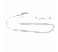 Blaihild Correa para Pájaros de 6 M, Cuerda Voladora Antimordeduras con Grillete en U, para Entrenar, Caminar Al Aire Libre, Accesorios Portátiles Ligeros para Mascotas (Cuerda voladora de 6,5 MM