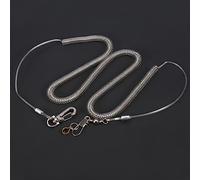 Blaihild Correa para Pájaros de 6 M, Cuerda Voladora Antimordeduras con Grillete en U, para Entrenar, Caminar Al Aire Libre, Accesorios Portátiles Ligeros para Mascotas (Cuerda voladora de 8,5 MM