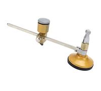 Blaihild Cortador de Círculos de Vidrio Ajustable de 400 Mm, Brújula de Acero con Ventosa para Vidrio de 2-10 Mm de Espesor, Orificio de Apertura de Aire Acondicionado de Campana Extractora