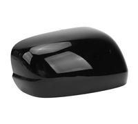 Blaihild Cubierta de Espejo Lateral para Fit Jazz 2009 2010 2011 2012 2013 2014 ABS Negro, Protección contra Arañazos, Resistente a la Intemperie, Tapa de Espejo Retrovisor, Fácil de Colocar, Lado