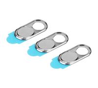 Blaihild Cubierta de Metal para Cámara Web, Tapa de Lente de Protección de Privacidad para Teléfonos Inteligentes, Tabletas y Portátiles, con Diseño de Apertura y Cierre Fácil (Silver)