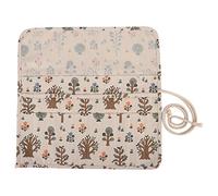 Blaihild Estuche para Lápices Enrollable de Lona de 15,1 X 14,6 Pulgadas, Organizador de Suministros de Arte Hecho a Mano Desplegado con Diseño Plegable Que Evita la Rotura de la Punta del Lápiz,