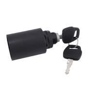 Blaihild Forklift Starter Key Switch, 7915492632 12V 24V | Unidad de repuesto de encendido, recorte de panel de 22 mm, tuerca asegurada, núcleo de latón, junta de goma, H18 H20 H25