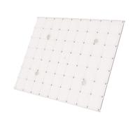 Blaihild Geoboard Tablero de Clavijas Stem de Doble Cara 29x23cm con 80 Clavijas 20 Bandas, Manipuladores Matemáticos Portátiles para Formas Fracciones Habilidades Motoras, Herramienta de Aprendizaje