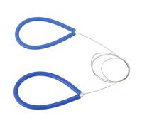 Blaihild Herramienta de Alambre Cortador de Arcilla Alambre de Corte de Cerámica de Acero Inoxidable para Masa de Queso de Arcilla con de Silicona para Escultura de Cerámica (BLUE)