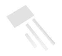 Blaihild Herramientas de Arcilla Polimérica Rodillo Acrílico de 20 Cm con Hoja Transparente de 15 X 10 Cm y 2 Raspadores de Metal para Modelado Artesanal - Juego de Escultura Resistente para