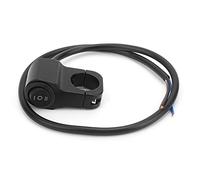 Blaihild Interruptor Universal de Manillar 7/8, Botón de Encendido y Apagado con Indicador LED para Motocicleta de 12 V, ATV UTV, Control de Luz Antiniebla, Aluminio Impermeable para Moto de Cross,