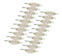 Blaihild Jaula de Cebo de Resorte de Aleación de Cobre, 109 G, 2,8 Pulgadas, Paquete de 20 Alimentadores de Bobina para Pesca, Ahorra Cebo y Atrae Peces Grandes, para Carpa, Bagre en Río, Lago,