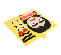 Blaihild Juguetes de Rompecabezas de Expresiones, Materiales de Tela de Fieltro, Juguete Creativo de Rompecabezas Que Cambia la Cara de Bricolaje para Actividades Entre e Hijos