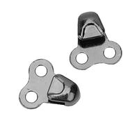 Blaihild Kit de Reparación de Ganchos de Encaje para Botas de Aleación, 20 Juegos de Metal Dorado, Plateado, Bronce, Ojales para Cordones de Zapatos de 8x6x3 Mm para Zapatos de Senderismo Al Aire