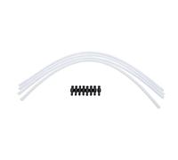 Blaihild Manguera de Tubo de Leche de Silicona 4 Piezas Tubo de Repuesto 38 Cm 8 Conectores para Máquina de café Automática Boquilla de Espumador Kit de Barista de Espuma Fácil de Limpiar (4 X