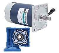 Blaihild Motor de Engranajes de 90 W DC12 V 2200 RPM Velocidad de Salida para Equipos Industriales, Acero Inoxidable Resistente a la Corrosión, Relación de Reducción Personalizable para Ingenieros,