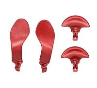 Blaihild Paletas Traseras de Metal para Controlador Edge, 4 Botones de Repuesto de Acero Inoxidable con Control de Juego Mejorado, para Controlador Inalámbrico de 5 Bordes (rojo)