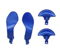 Blaihild Paletas Traseras de Metal para Controlador Edge, 4 Botones de Repuesto de Acero Inoxidable con Control de Juego Mejorado, para Controlador Inalámbrico de 5 Bordes (BLUE)