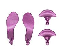 Blaihild Paletas Traseras de Metal para Controlador Edge, 4 Botones de Repuesto de Acero Inoxidable con Control de Juego Mejorado, para Controlador Inalámbrico de 5 Bordes (PURPLE)