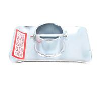 Blaihild Placa de Pie para Gato de Lengüeta de Remolque, Acero Galvanizado de Capacidad de 5000 Libras, Se Adapta a Tubo de 2 Pulgadas con Pasador, Instalación sin Herramientas, Base de Soporte para