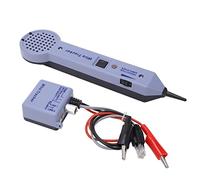 Blaihild Probador de Rastreo de Cables de Red Generador de Tonos Ganancia de 30 DB 100 MOhm para Líneas de Datos Ethernet Telefónicas, Indicador LED de 2 Tonos para Reparación de Cables de