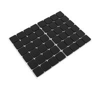 Blaihild Protectores de Piso Autoadhesivos Antideslizantes Negros, 48 Piezas de Almohadillas de Goma para Pies para Muebles, No Más Madera Dura Rayada por la Silla de Comedor Arrastrada y el