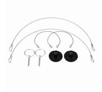 Blaihild Racing Hood Pin Lock 2 Piezas Universal CNC Billet Aluminio Anodizado Negro Amortiguación de Vibraciones Pestillo del capó 150 Mph Probado Más de 500 Ciclos de Vibración para Carreras en