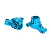 Blaihild Rc Steering Knuckle Arm, Aluminum Alloy, For TT02, 15g (BLUE) | Reemplazo de soporte de buje mecanizado por CNC, ajuste de chasis de 41x23 mm, sesiones de carreras en pista Drift