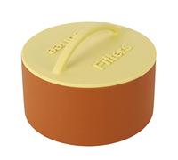 Blaihild Soporte para Filtro de café, Contenedor de Almacenamiento de Filtro de café de Silicona con Tapa, Dispensador de de Resistente a la Humedad para Mostrador de Cocina, (caramelo y jengibre)