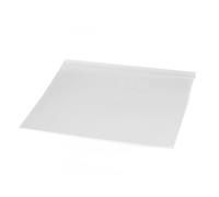 Blaihild Tabla de Cortar Acrílica, Tabla de Cortar Antideslizante Transparente, 17,7x15,7 Pulgadas con Labio Deslizante para Encimera de Cocina, Frutas, Verduras, Pan (45 * 40cm)