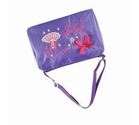 Blaihild 【título】 Bolso de Hombro de Ballet para Niñas, Mochila para Vestido de Baile Bordado con Correa Ajustable, Morado/Rosa (Purple)