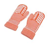 Blaihilde Punto Gruesos Patrón Nórdico de Doble Capa con Diseño Oculto para Adultos Mitones Cálidos de Invierno para Actividades Al Aire Libre, Fotos de Vacaciones, Uso Diario