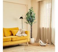 BLAINE | Eucalipto Artificial 100cm | Plantas Artificiales Decorativas | Planta Artificial Grande | Plantas Artificiales para Interior/Exterior | Planta Artificial Realista Decorativa para Casa