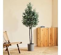 BLAINE | Olivo 150cm | Plantas Artificiales Decorativas | Planta Artificial Grande | Plantas Artificiales para Interior/Exterior | Planta Artificial Realista Decorativa para Casa