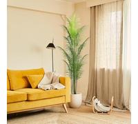 BLAINE Planta Artificial de Palmera 200 cm Decoración de Interiores y Terrazas con Aspecto Hiperrealista Que No Necesita Mantenimiento