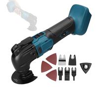 BLAIS Pala oscilante con batería de litio sin escobillas recargable, recortadora eléctrica inalámbrica multifuncional, máquina pulidora de corte, herramienta de carpintería