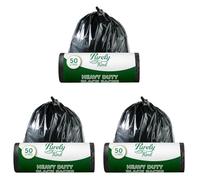 Blake and White Purely Kind Bolsas negras resistentes, 50 l, rollo de 30 unidades (Paquete de 3)