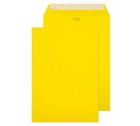 Blake Colour | sobres amarillos C4 (32.4 x 22.9cm) | 250 unidades | 120 g/m² | certifcado FSC y sostenible | tira autoadhesiva | sobres para invitaciones y manualidades | modelo 403P