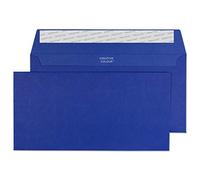 Blake Colour | sobres azul oscuro DL+ (11.4 x 22.9cm) | 25 unidades | 120 g/m² | certifcado FSC y sostenible | tira autoadhesiva | sobres para invitaciones y manualidades | modelo 25243