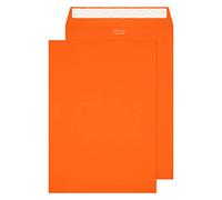 Blake Colour | sobres naranjas C4 (32.4 x 22.9cm) | 250 unidades | 120 g/m² | certifcado FSC y sostenible | tira autoadhesiva | sobres para invitaciones y manualidades | modelo 405P