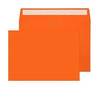Blake Colour | sobres naranjas C5 (16.2 x 22.9cm) | 500 unidades | 120 g/m² | certifcado FSC y sostenible | tira autoadhesiva | sobres para invitaciones y manualidades | modelo 305