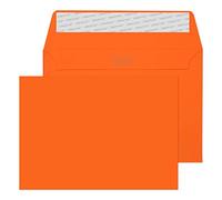 Blake Colour | sobres naranjas C6 (11.4 x 16.2cm) | 500 unidades | 120 g/m² | certifcado FSC y sostenible | tira autoadhesiva | sobres para invitaciones y manualidades | modelo 105